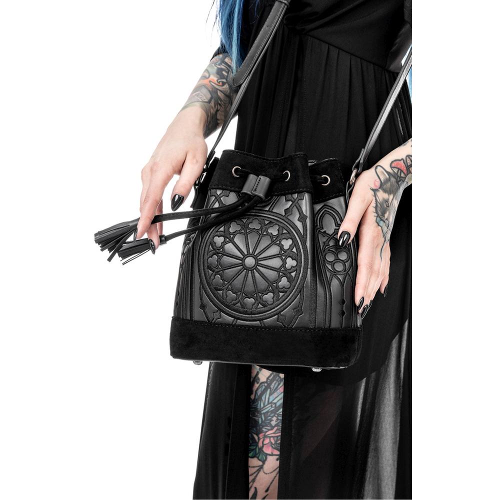 Restyle - Sanctum Bucket Schultertasche - Schwarz